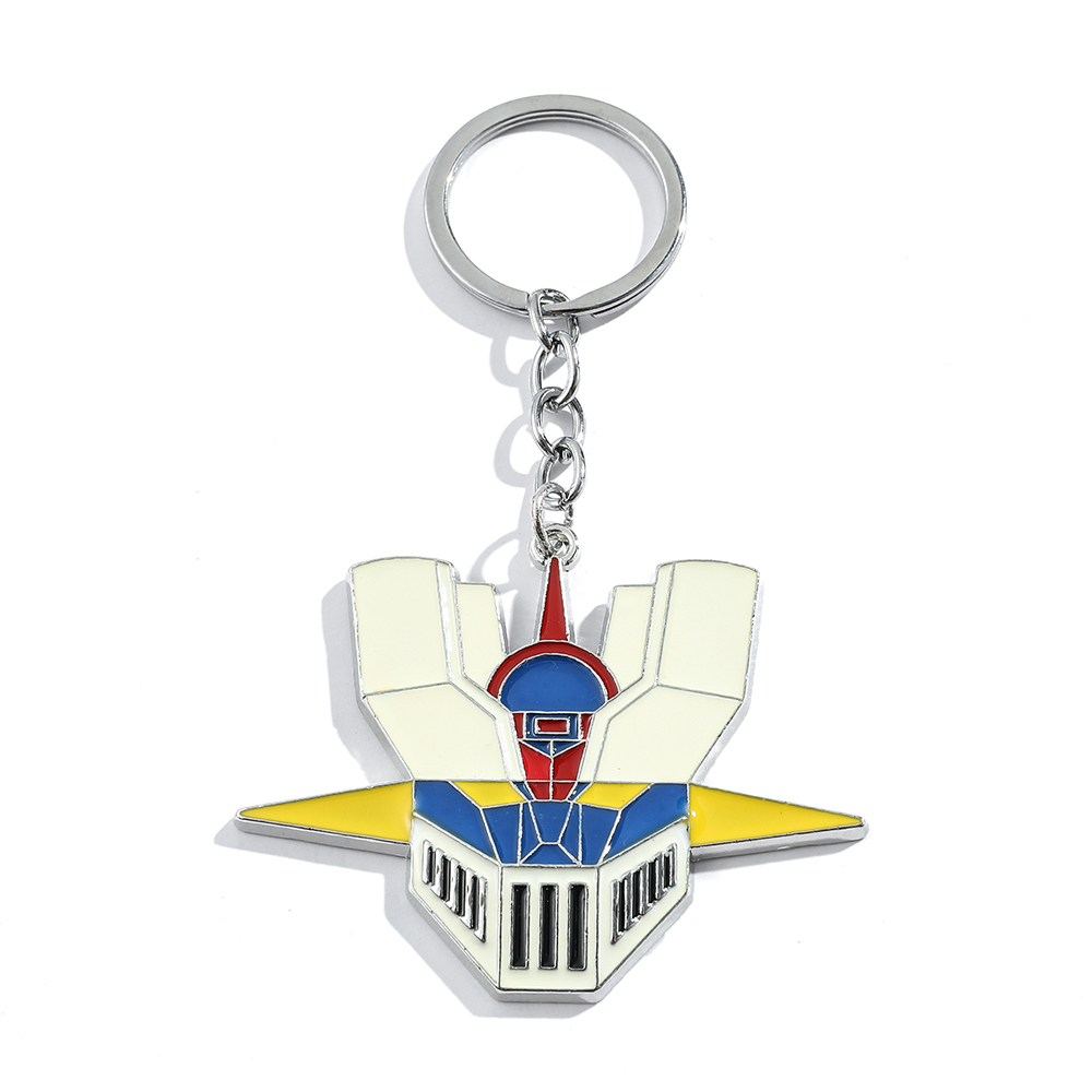 Car Accessories Cute - Gantungan Kunci Logo Robot Prajurit Kartun