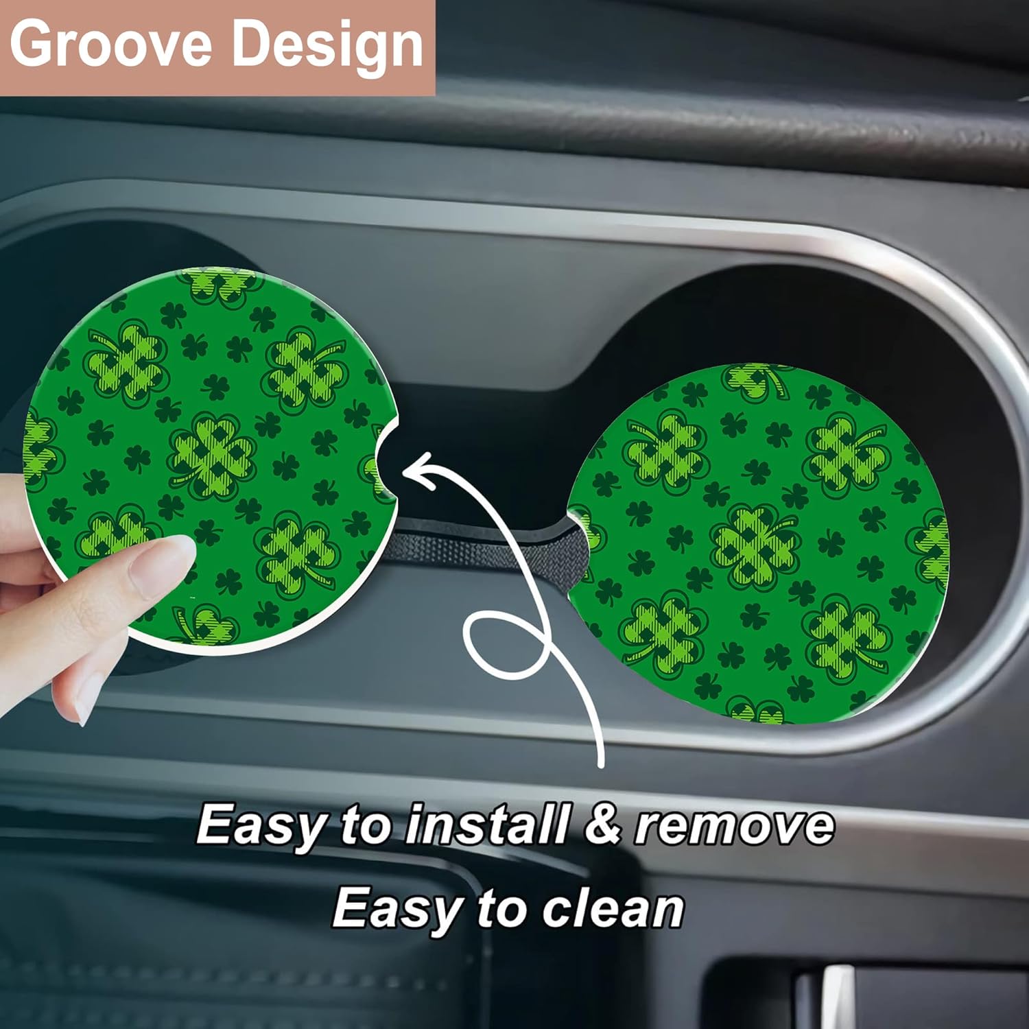 Car Accessories Cork - Alas Gelas Mobil untuk Tempat Gelas,
