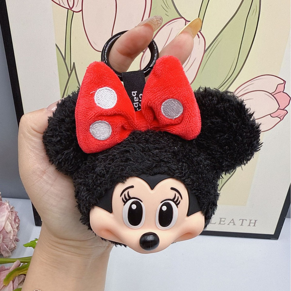 Car Accessories Cute - Gantungan Kunci Boneka Mickey Minnie Lucu
