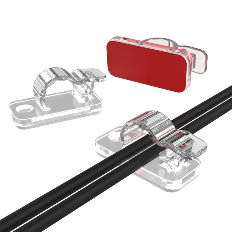 10/50 buah klip kabel perekat  - Car Cable Organizer ulasan dan harga