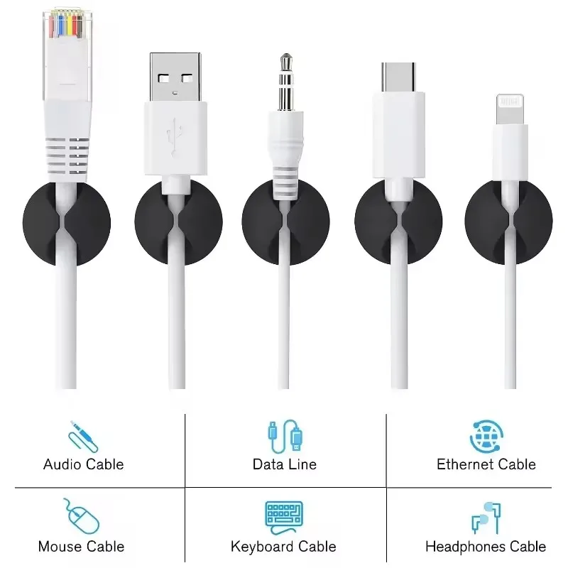 5/50 Buah Penjepit Kabel Penga - Car Cable Organizer ulasan dan harga