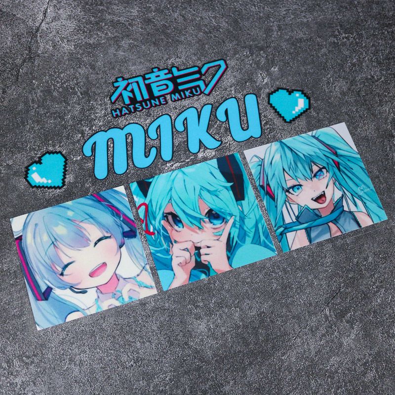Stiker Reflektif Anime Hatsune - Car Accessories Cute ulasan dan harga