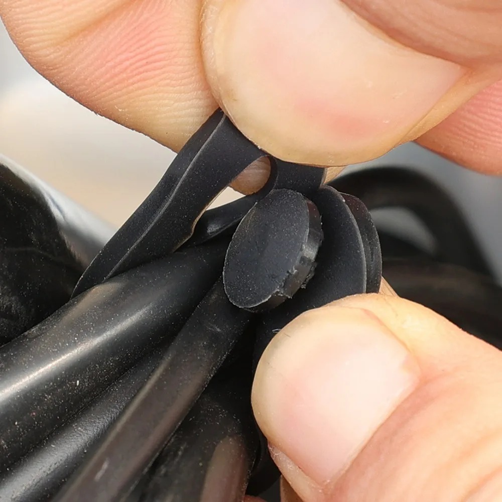 Tali Kabel Karet Elastis Tali  - Car Cable Organizer ulasan dan harga
