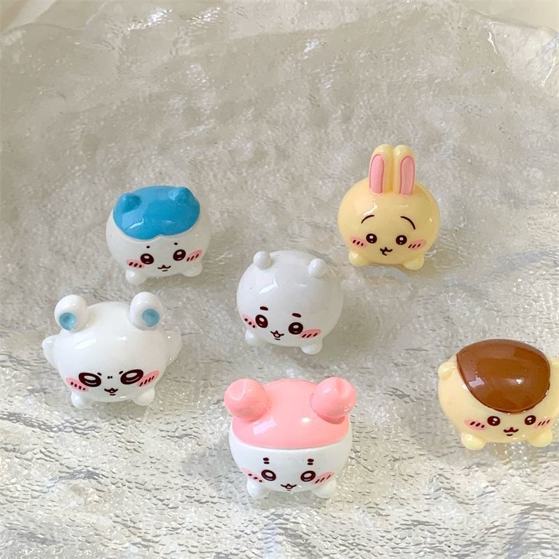 Set Figur Resin Chiikawa Dekor - Car Accessories Girl ulasan dan harga