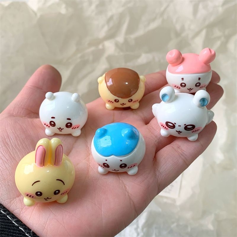 Set Figur Resin Chiikawa Dekor - Car Accessories Girl ulasan dan harga
