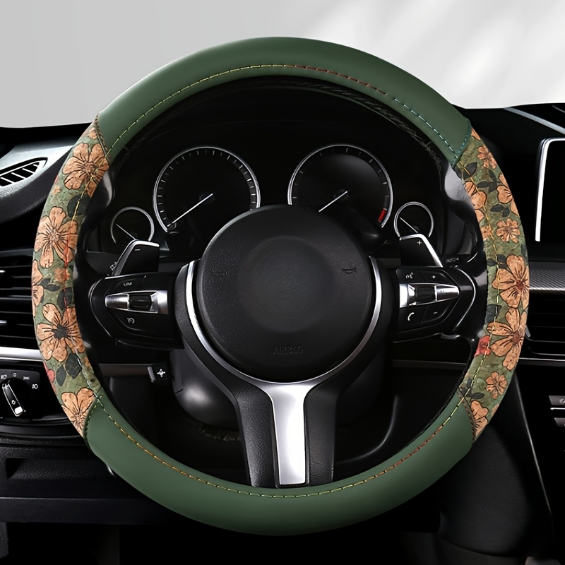 Sarung Setir Mobil Fit Cork Pr - Car Accessories Cork ulasan dan harga