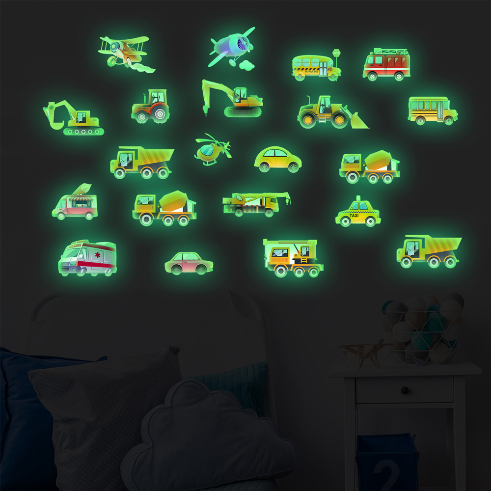 Stiker Dinding Mobil Bercahaya - Car Accessories For Boys ulasan dan harga