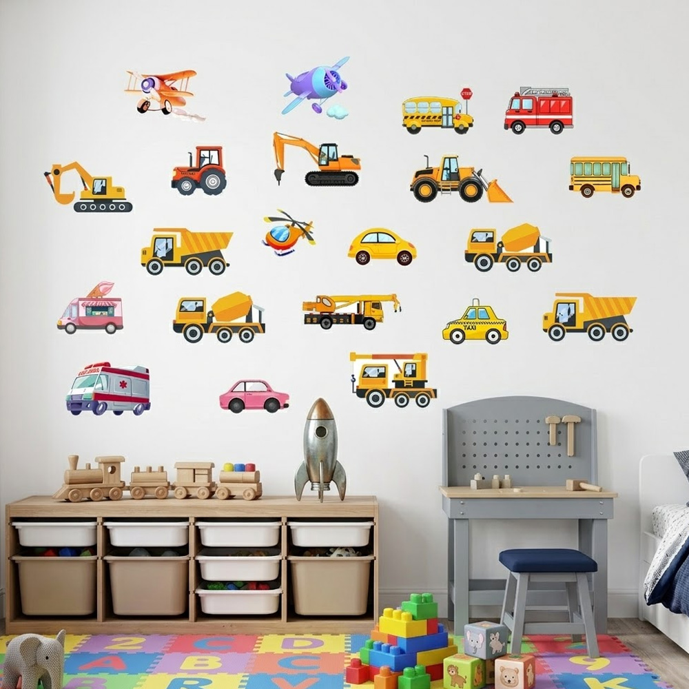 Stiker Dinding Mobil Bercahaya - Car Accessories For Boys ulasan dan harga