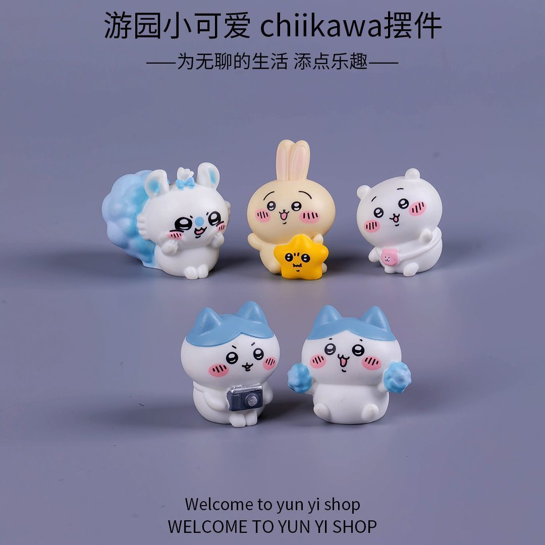 Figur mini Chiikawa untuk deko - Car Accessories Cute ulasan dan harga