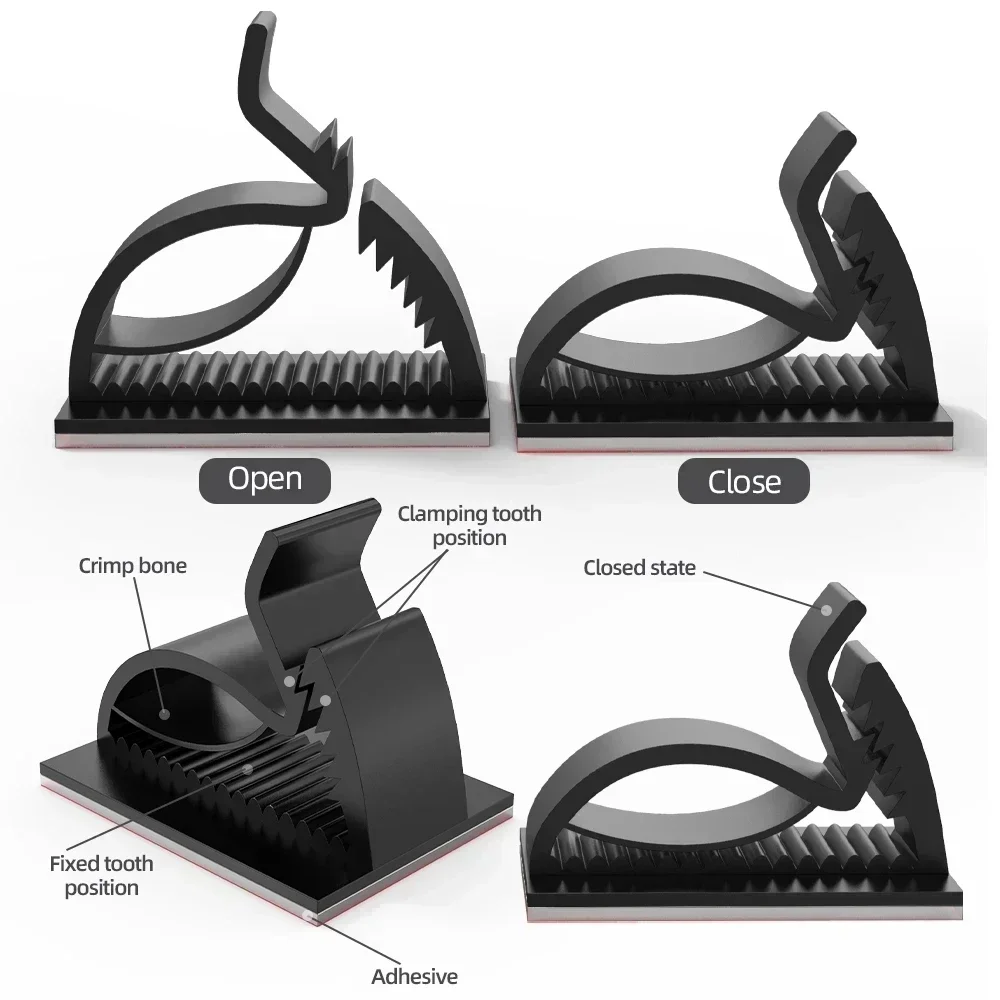 Pengatur kabel USB perekat kli - Car Cable Organizer ulasan dan harga